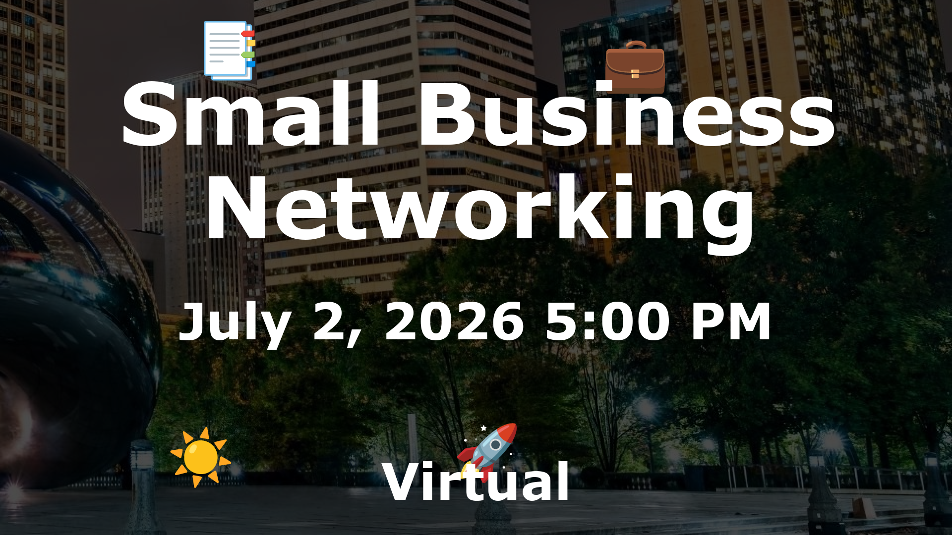 Small Business Networking event image